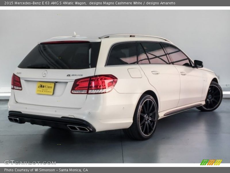 designo Magno Cashmere White / designo Amaretto 2015 Mercedes-Benz E 63 AMG S 4Matic Wagon