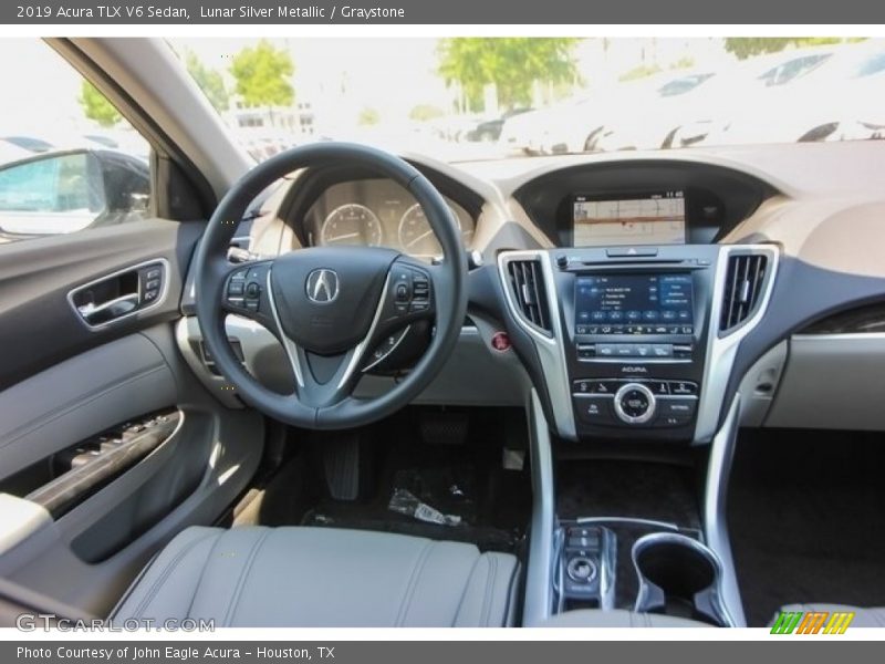 Lunar Silver Metallic / Graystone 2019 Acura TLX V6 Sedan