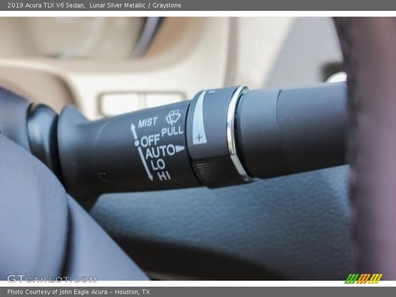 Lunar Silver Metallic / Graystone 2019 Acura TLX V6 Sedan