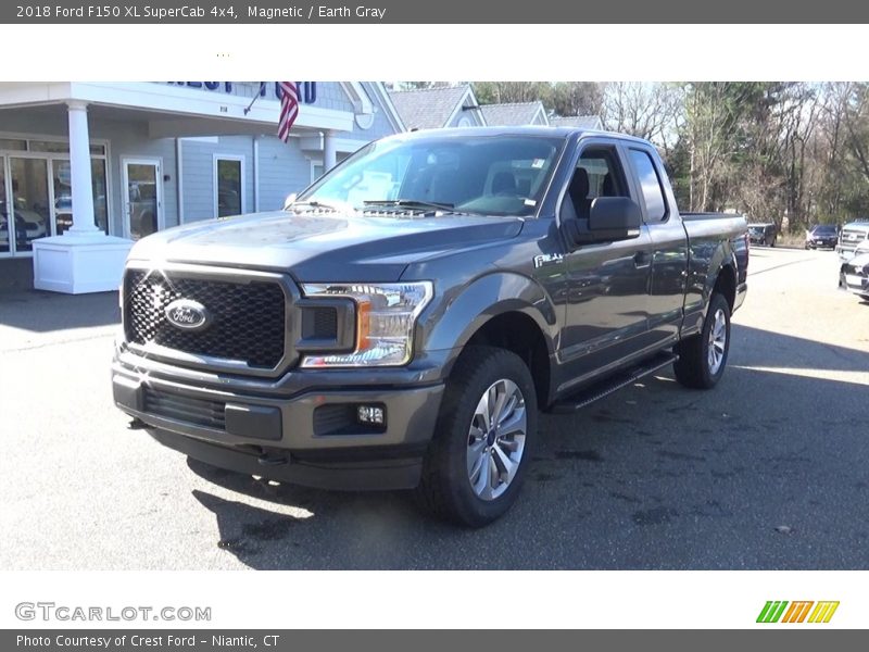 Magnetic / Earth Gray 2018 Ford F150 XL SuperCab 4x4