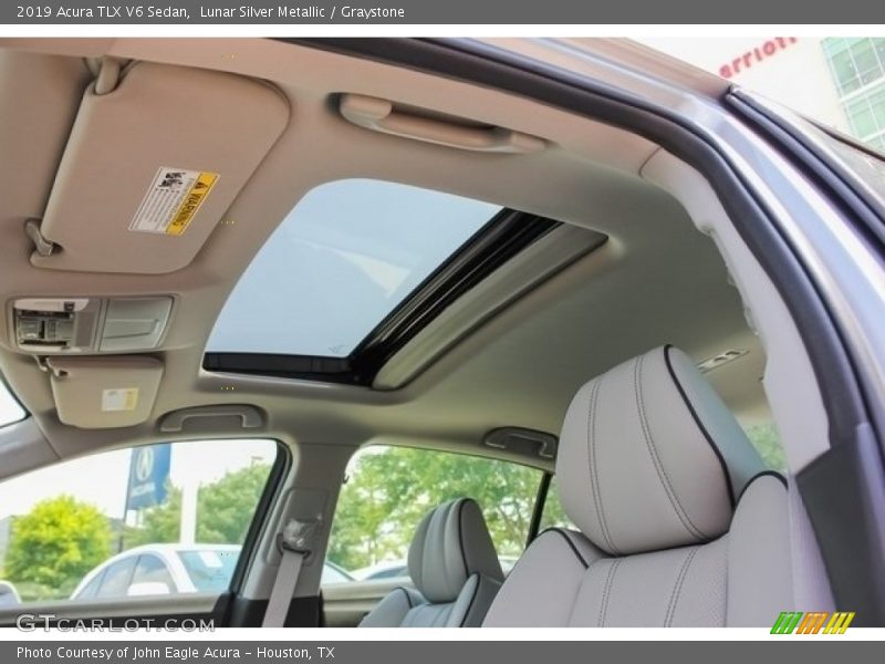Lunar Silver Metallic / Graystone 2019 Acura TLX V6 Sedan