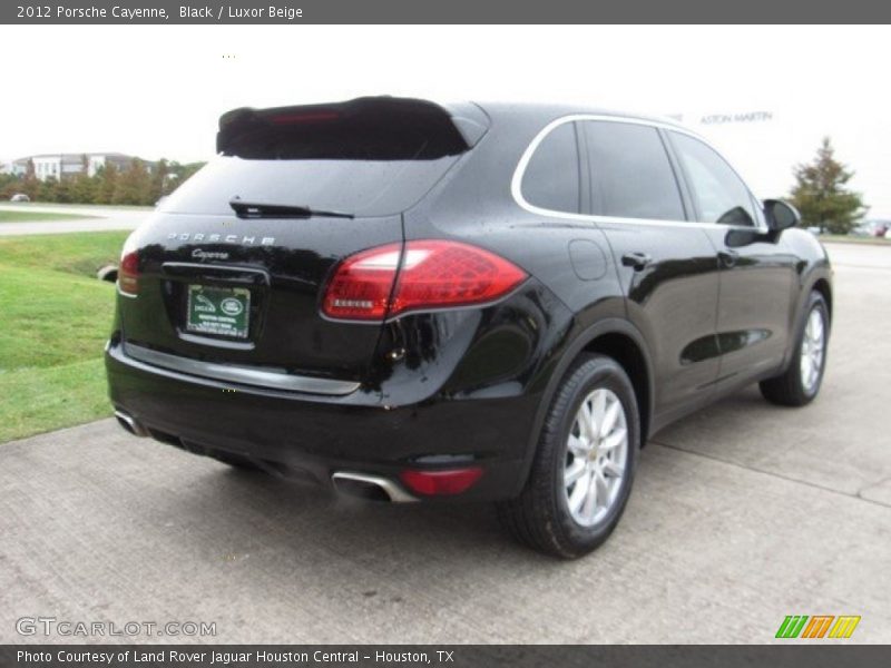 Black / Luxor Beige 2012 Porsche Cayenne