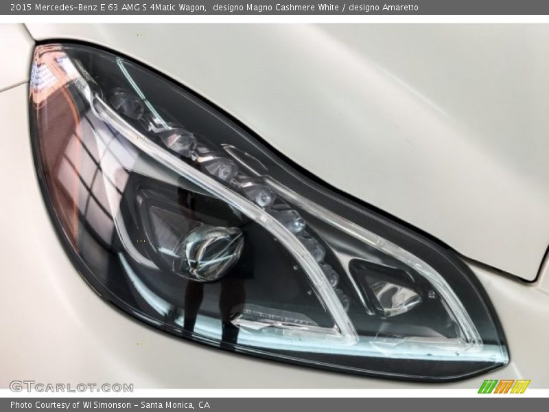 designo Magno Cashmere White / designo Amaretto 2015 Mercedes-Benz E 63 AMG S 4Matic Wagon