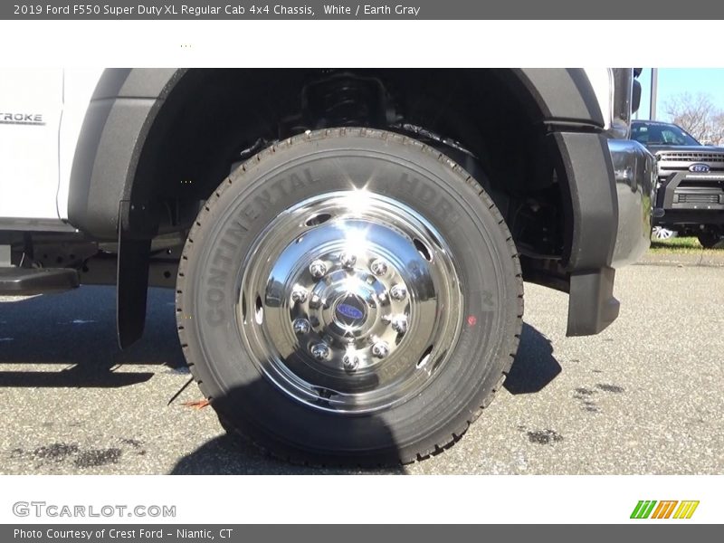 White / Earth Gray 2019 Ford F550 Super Duty XL Regular Cab 4x4 Chassis