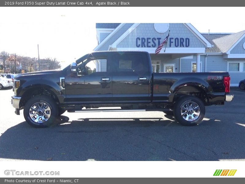 Agate Black / Black 2019 Ford F350 Super Duty Lariat Crew Cab 4x4