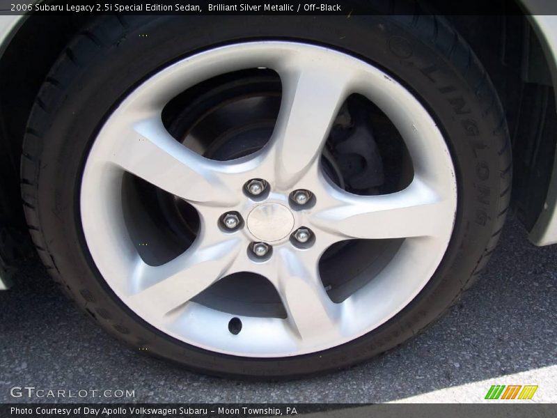 Brilliant Silver Metallic / Off-Black 2006 Subaru Legacy 2.5i Special Edition Sedan