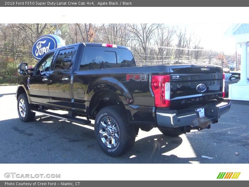 Agate Black / Black 2019 Ford F350 Super Duty Lariat Crew Cab 4x4