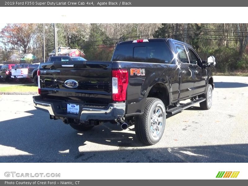 Agate Black / Black 2019 Ford F350 Super Duty Lariat Crew Cab 4x4