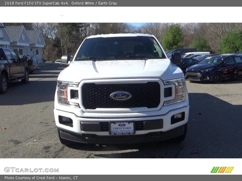 Oxford White / Earth Gray 2018 Ford F150 STX SuperCab 4x4