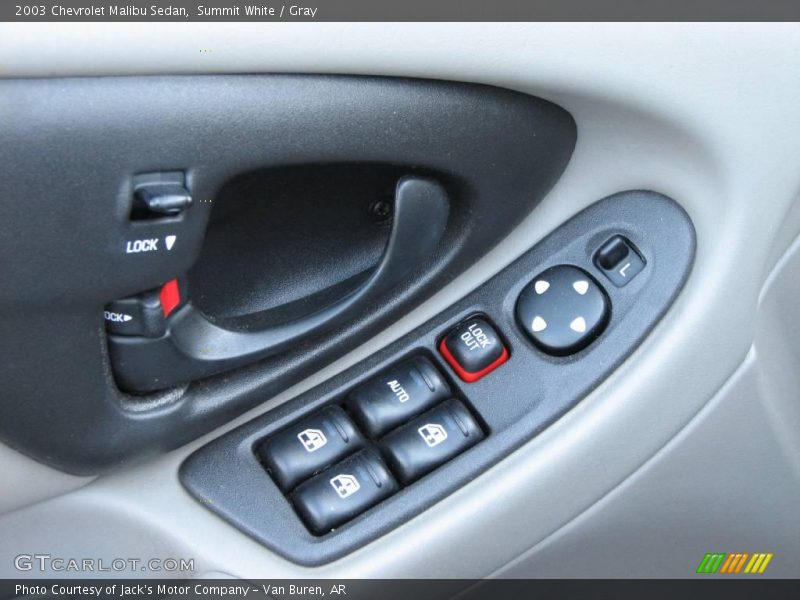 Summit White / Gray 2003 Chevrolet Malibu Sedan