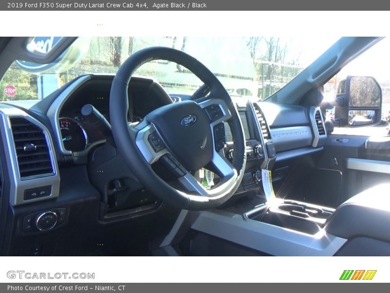 Agate Black / Black 2019 Ford F350 Super Duty Lariat Crew Cab 4x4