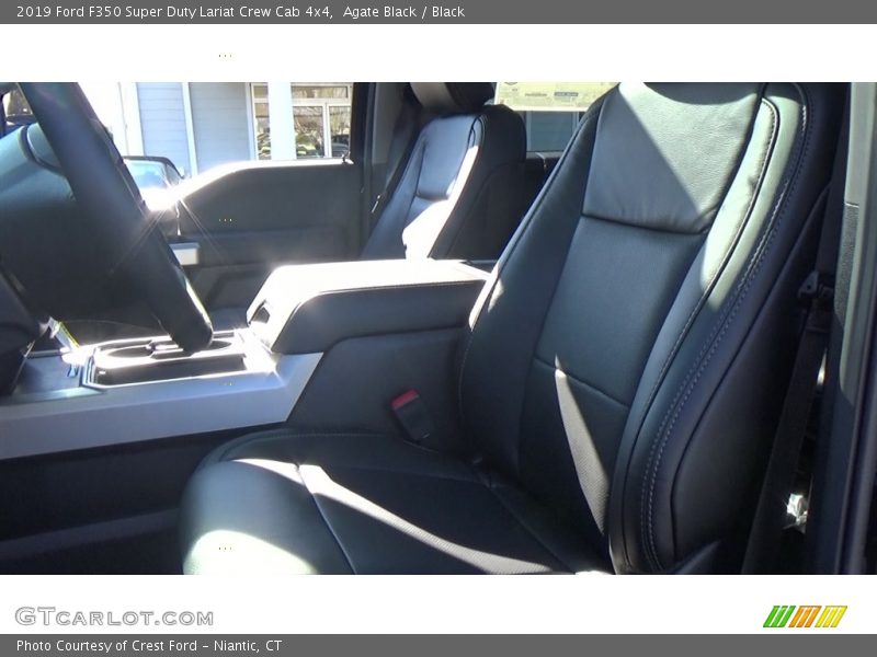 Agate Black / Black 2019 Ford F350 Super Duty Lariat Crew Cab 4x4