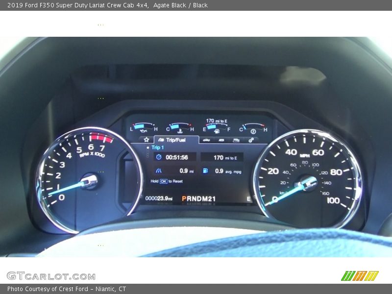 Agate Black / Black 2019 Ford F350 Super Duty Lariat Crew Cab 4x4