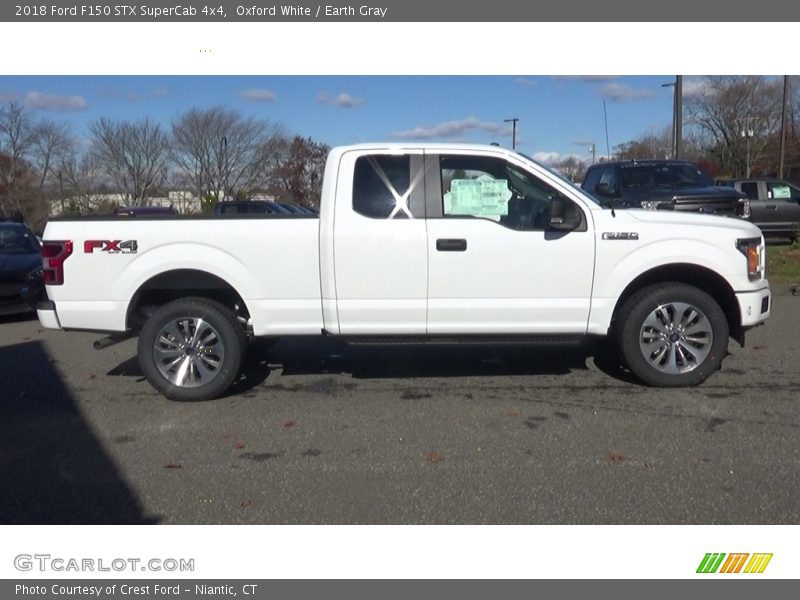 Oxford White / Earth Gray 2018 Ford F150 STX SuperCab 4x4