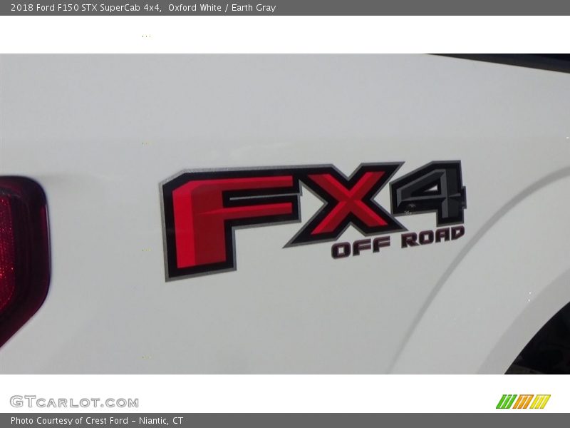 Oxford White / Earth Gray 2018 Ford F150 STX SuperCab 4x4
