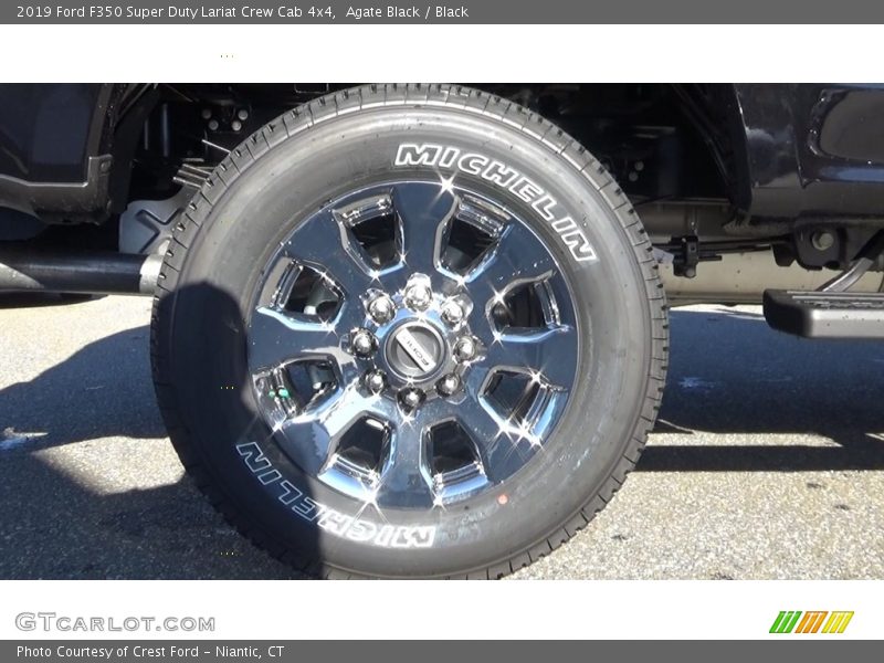 Agate Black / Black 2019 Ford F350 Super Duty Lariat Crew Cab 4x4