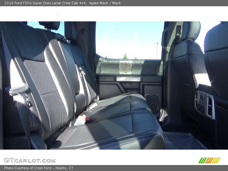 Agate Black / Black 2019 Ford F350 Super Duty Lariat Crew Cab 4x4