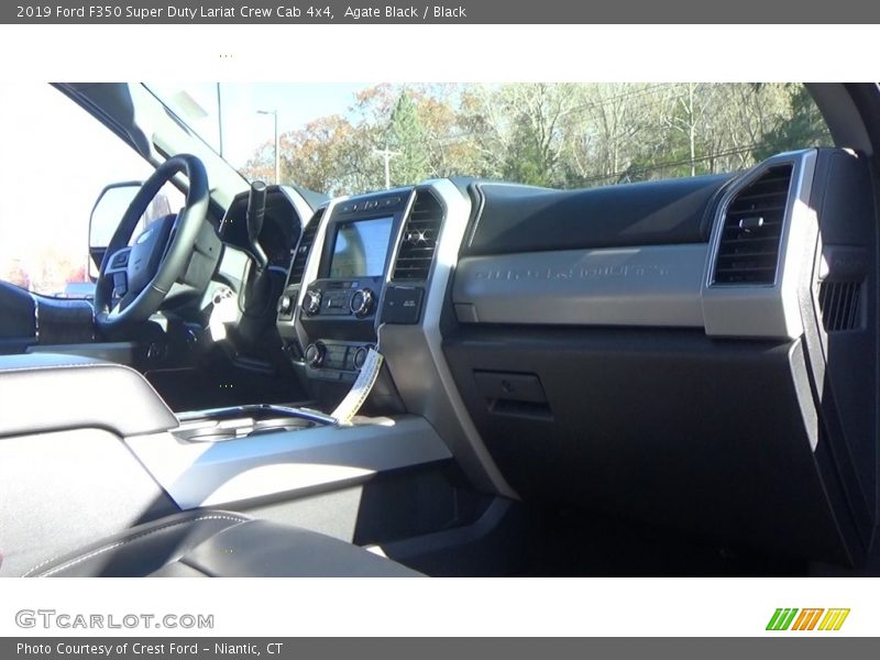 Agate Black / Black 2019 Ford F350 Super Duty Lariat Crew Cab 4x4