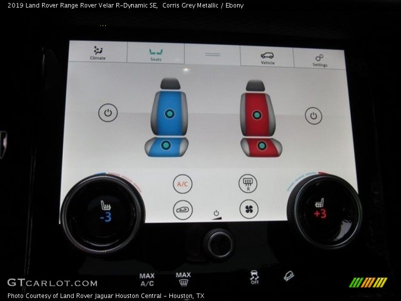 Controls of 2019 Range Rover Velar R-Dynamic SE