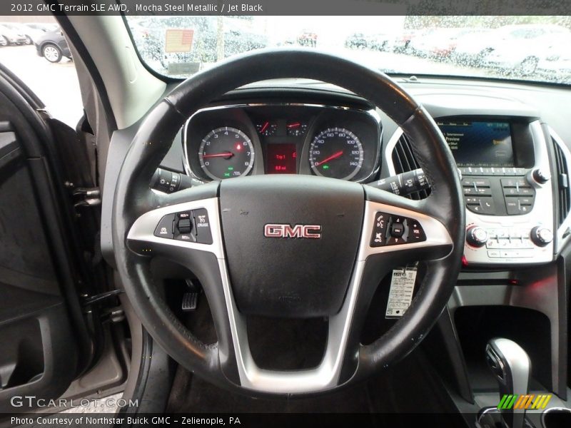 Mocha Steel Metallic / Jet Black 2012 GMC Terrain SLE AWD