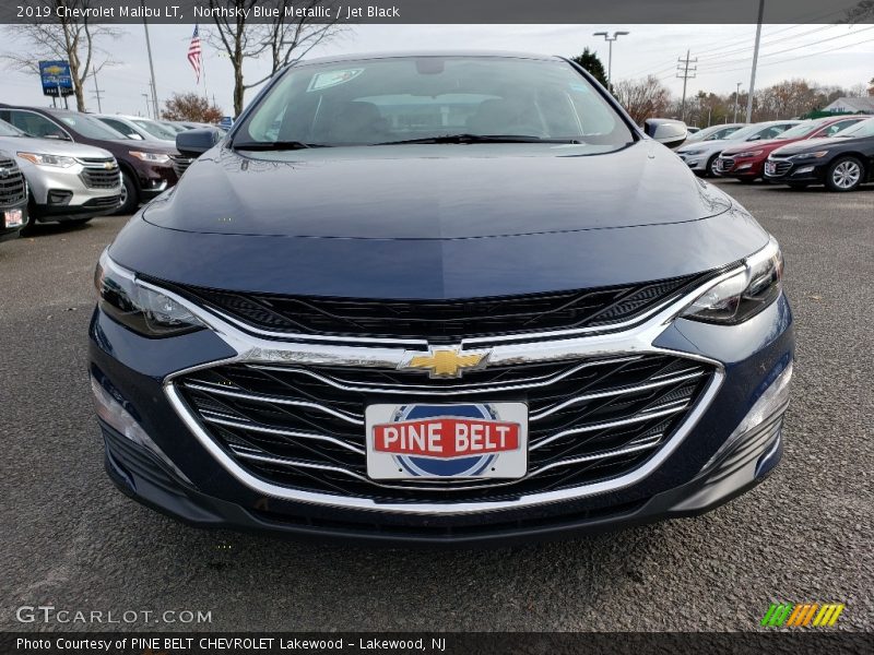 Northsky Blue Metallic / Jet Black 2019 Chevrolet Malibu LT