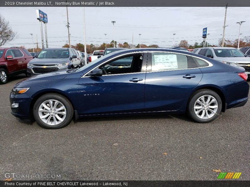 Northsky Blue Metallic / Jet Black 2019 Chevrolet Malibu LT