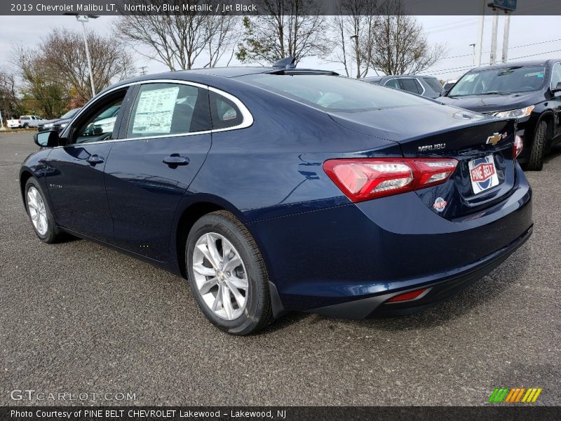 Northsky Blue Metallic / Jet Black 2019 Chevrolet Malibu LT