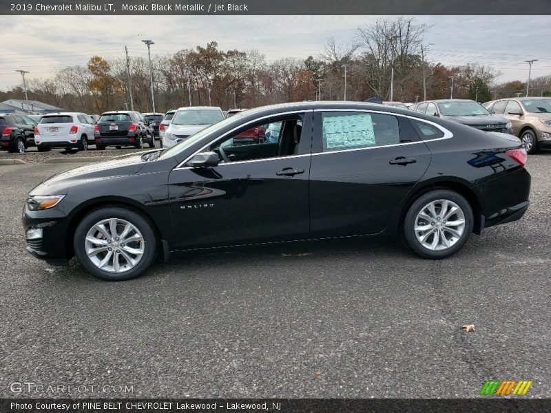 Mosaic Black Metallic / Jet Black 2019 Chevrolet Malibu LT