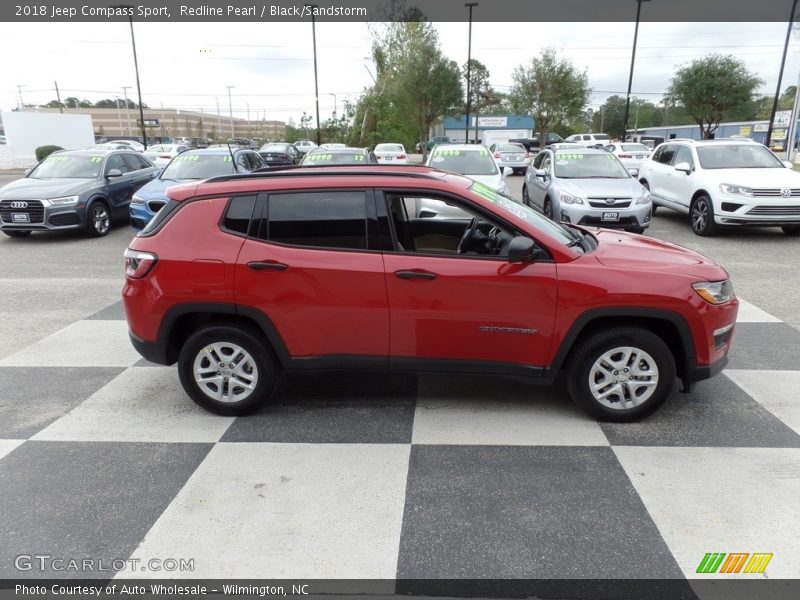 Redline Pearl / Black/Sandstorm 2018 Jeep Compass Sport