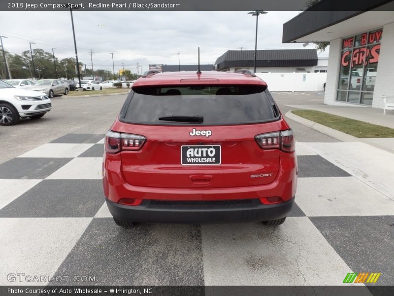 Redline Pearl / Black/Sandstorm 2018 Jeep Compass Sport