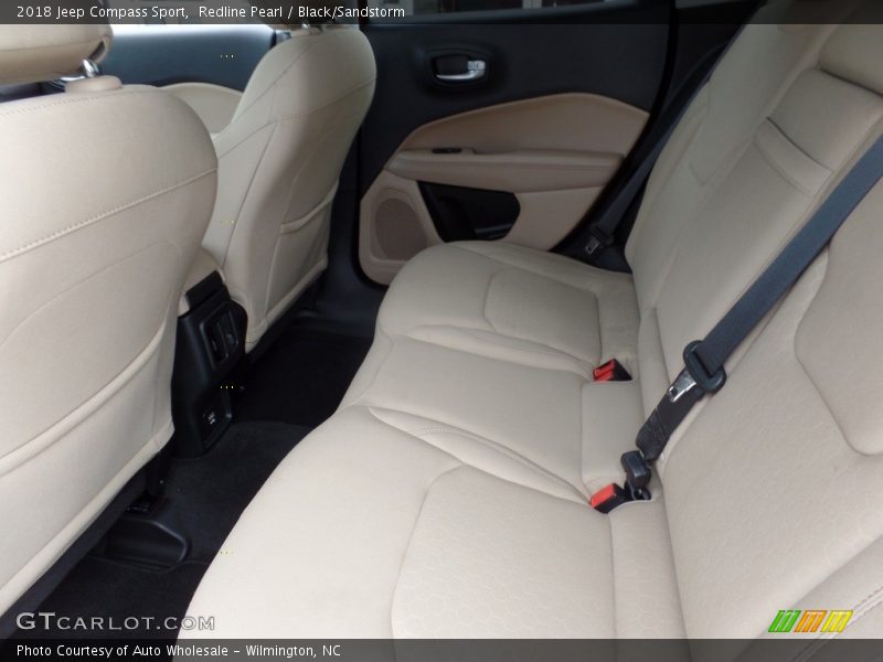 Redline Pearl / Black/Sandstorm 2018 Jeep Compass Sport