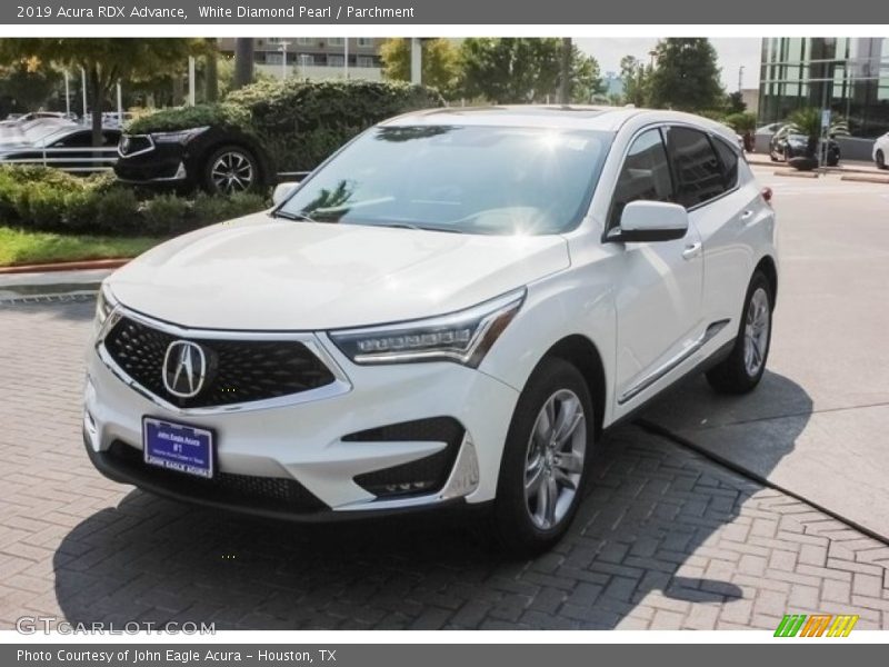 White Diamond Pearl / Parchment 2019 Acura RDX Advance