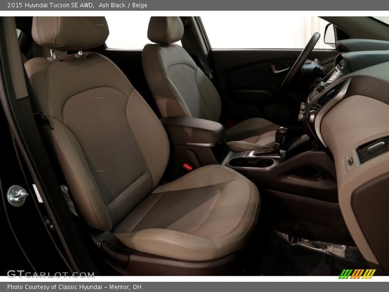Ash Black / Beige 2015 Hyundai Tucson SE AWD