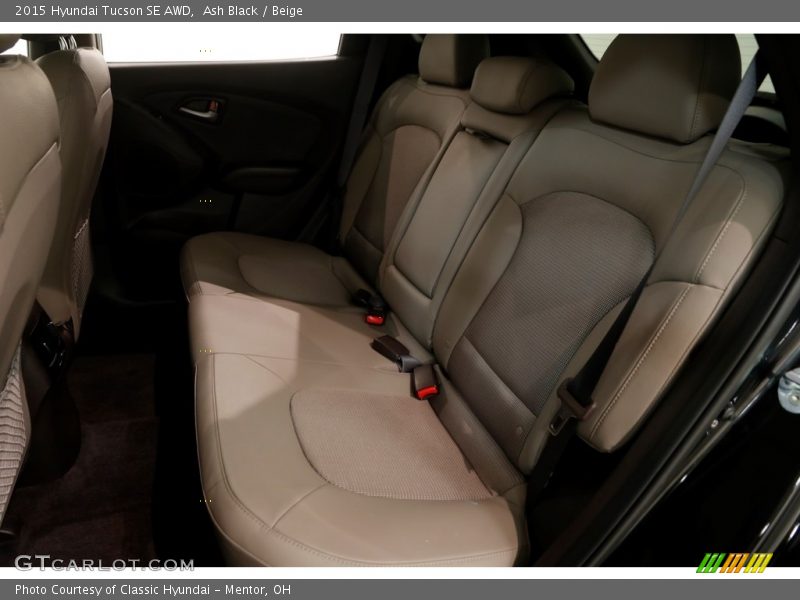 Ash Black / Beige 2015 Hyundai Tucson SE AWD