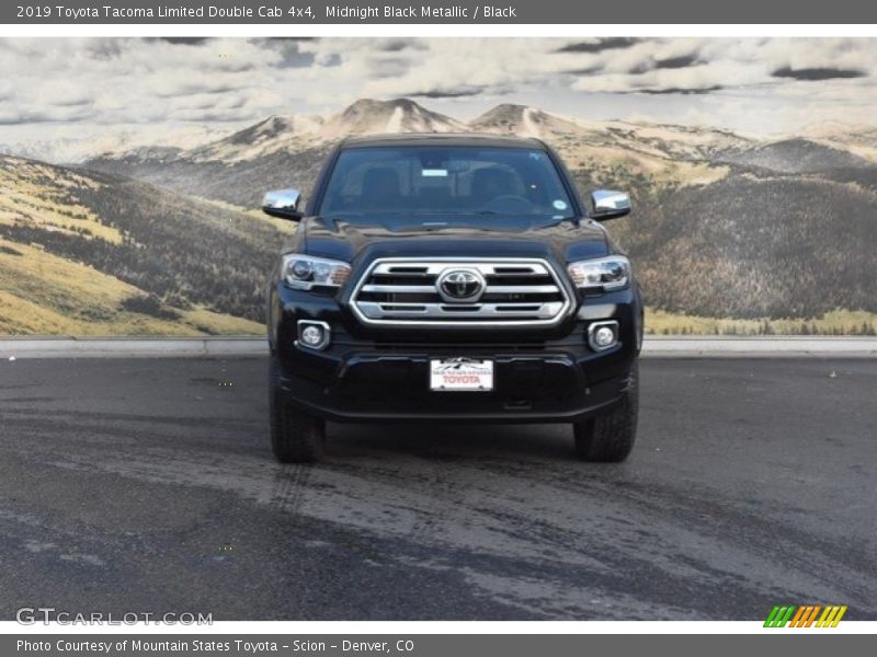 Midnight Black Metallic / Black 2019 Toyota Tacoma Limited Double Cab 4x4