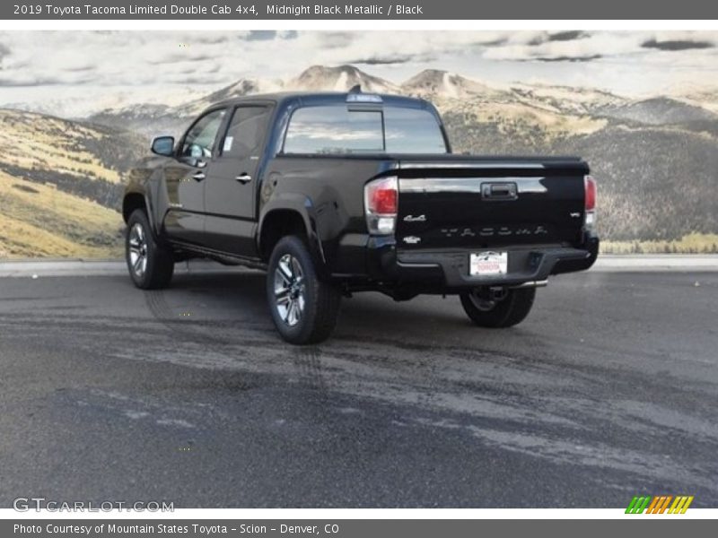 Midnight Black Metallic / Black 2019 Toyota Tacoma Limited Double Cab 4x4