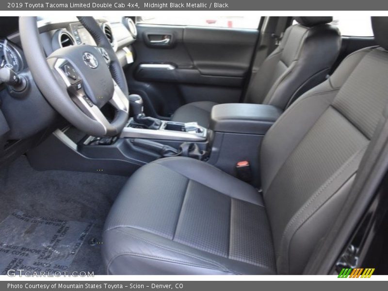 Midnight Black Metallic / Black 2019 Toyota Tacoma Limited Double Cab 4x4