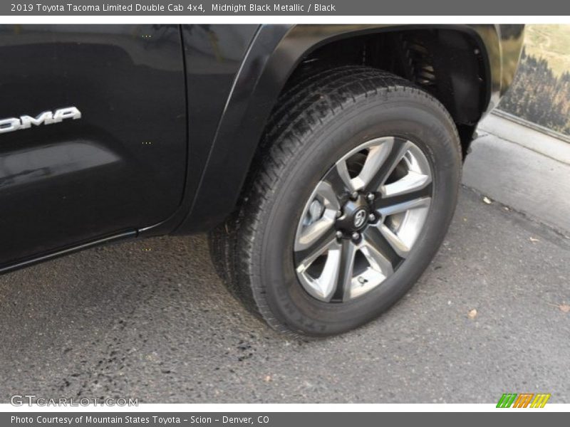 Midnight Black Metallic / Black 2019 Toyota Tacoma Limited Double Cab 4x4