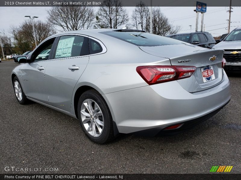 Silver Ice Metallic / Jet Black 2019 Chevrolet Malibu LT