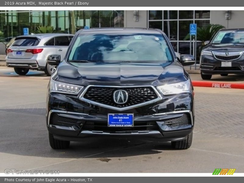 Majestic Black Pearl / Ebony 2019 Acura MDX