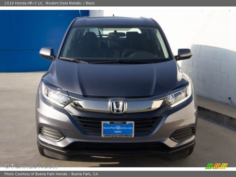 Modern Steel Metallic / Black 2019 Honda HR-V LX