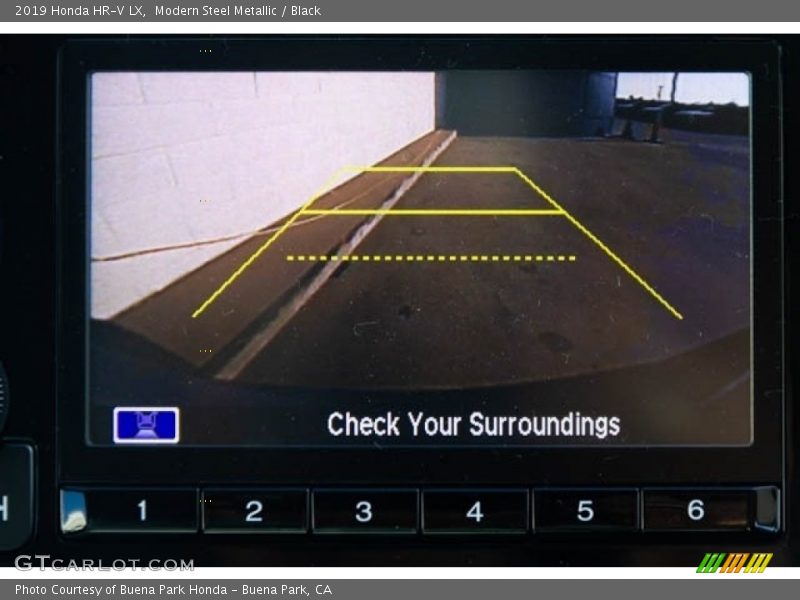 Modern Steel Metallic / Black 2019 Honda HR-V LX
