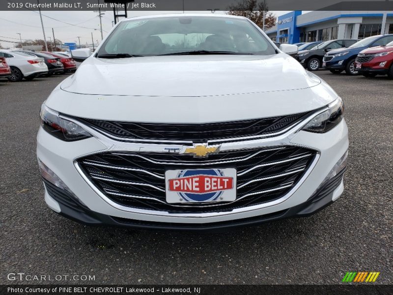 Summit White / Jet Black 2019 Chevrolet Malibu LT