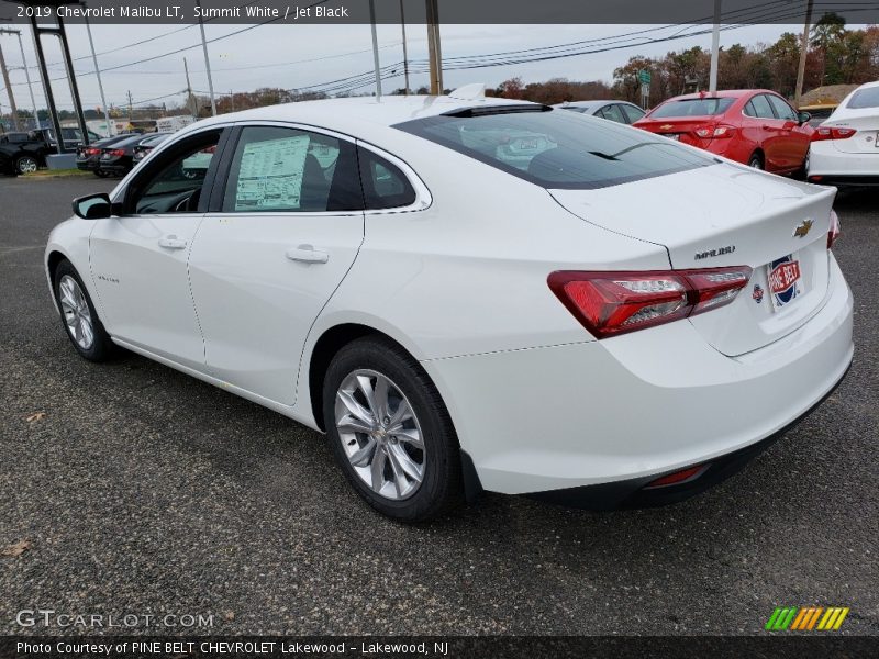 Summit White / Jet Black 2019 Chevrolet Malibu LT