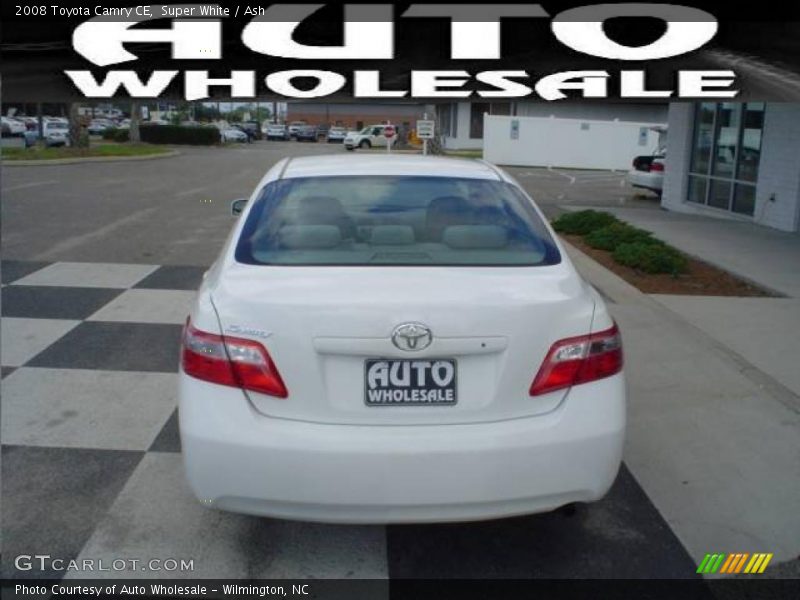Super White / Ash 2008 Toyota Camry CE