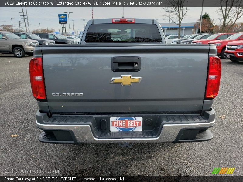 Satin Steel Metallic / Jet Black/Dark Ash 2019 Chevrolet Colorado WT Extended Cab 4x4