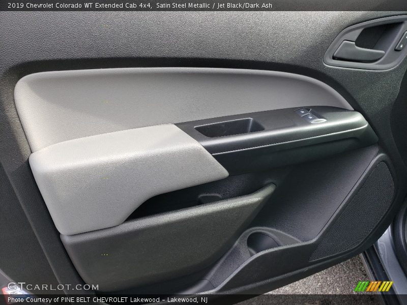 Satin Steel Metallic / Jet Black/Dark Ash 2019 Chevrolet Colorado WT Extended Cab 4x4