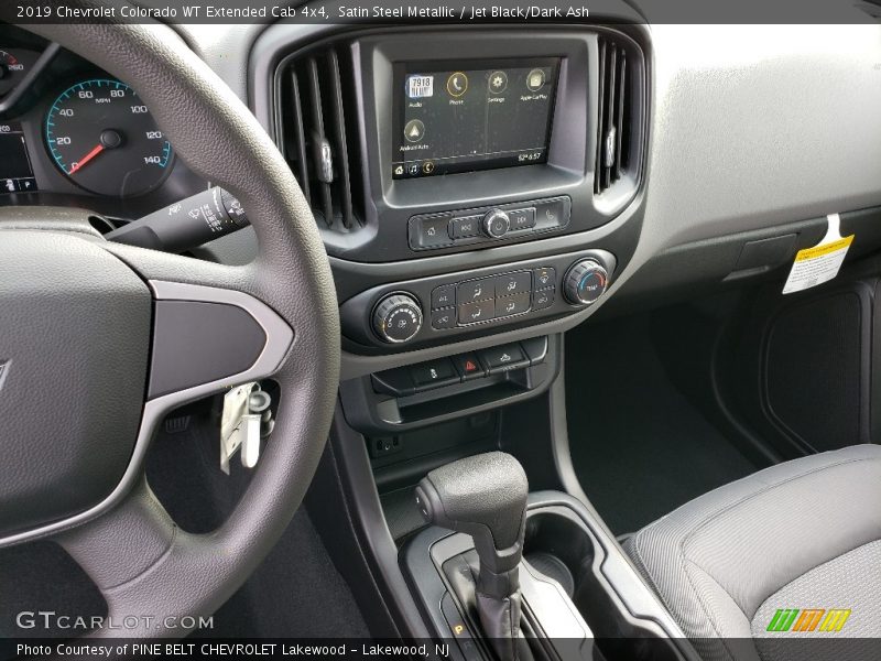 Satin Steel Metallic / Jet Black/Dark Ash 2019 Chevrolet Colorado WT Extended Cab 4x4