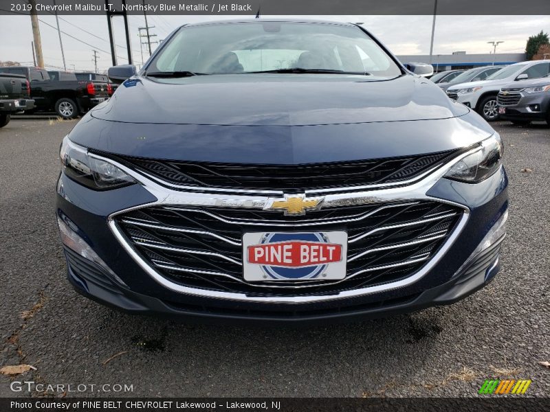 Northsky Blue Metallic / Jet Black 2019 Chevrolet Malibu LT