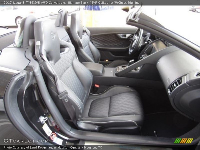 Front Seat of 2017 F-TYPE SVR AWD Convertible